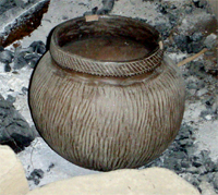 Replica of Knife River Ware from the Knife River Indian Villages National Historic Site