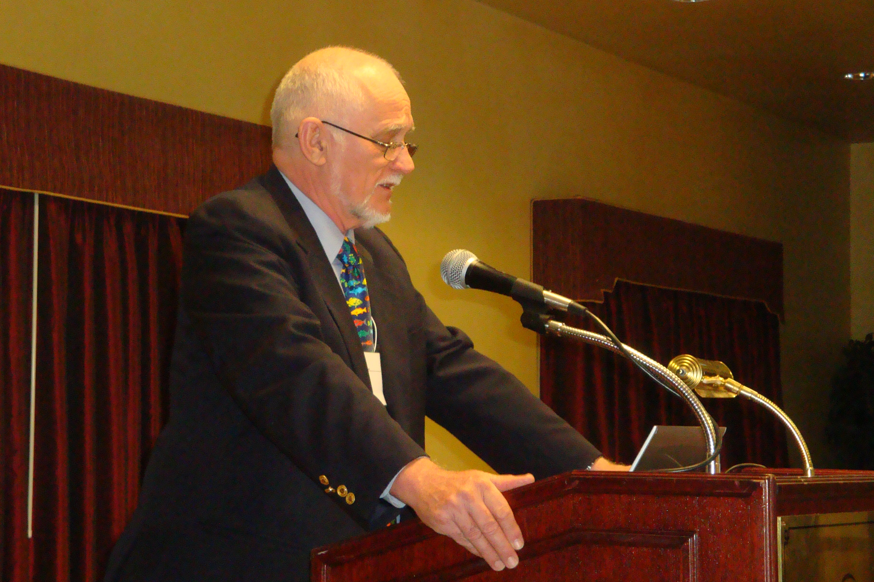 Bob Stimson delivers his Presidential Address