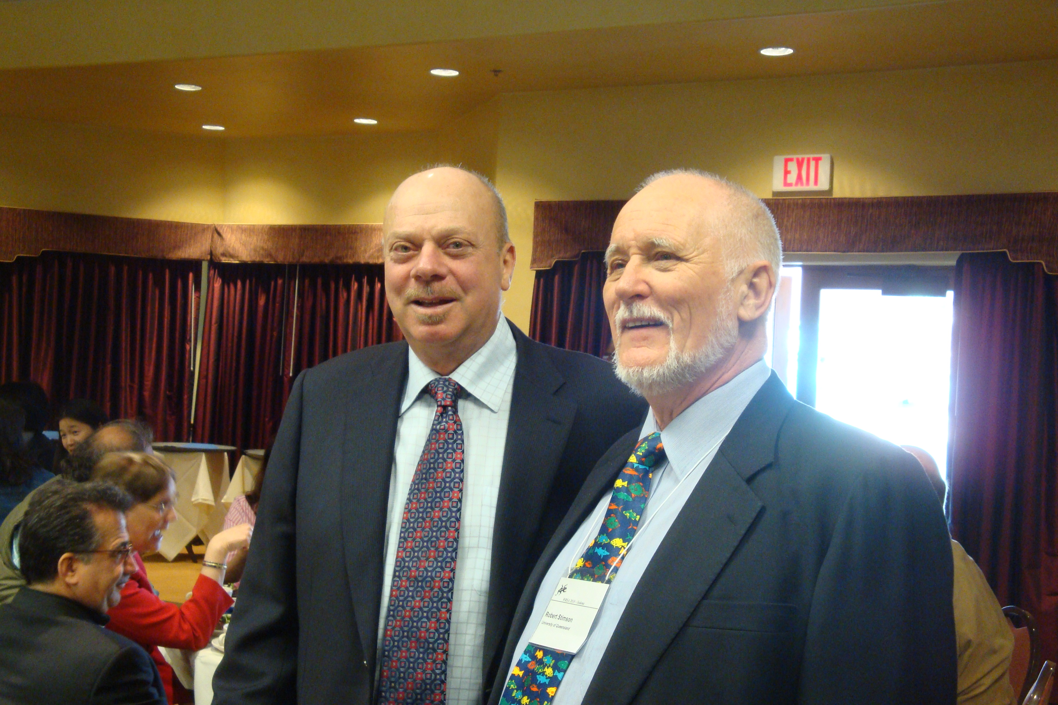 Warren Gill with Bob Stimson