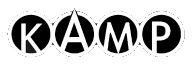 Logo for KAMP student radio.