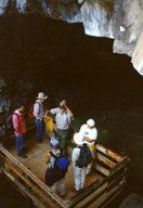the ice cave at Bandera Crater, El Malpais National Monument